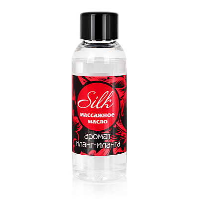 Массажное масло SILK  с ароматом иланг-иланга, 50 мл