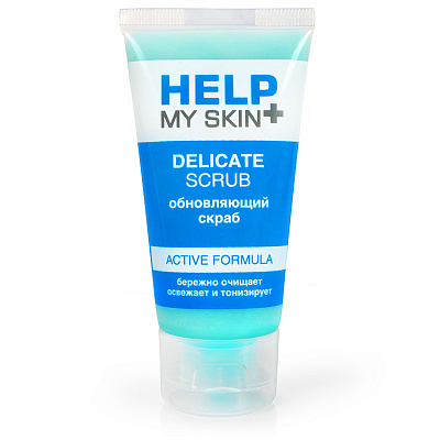 Тонизирующий скраб HELP MY SKIN для всех типов кожи, 55 г